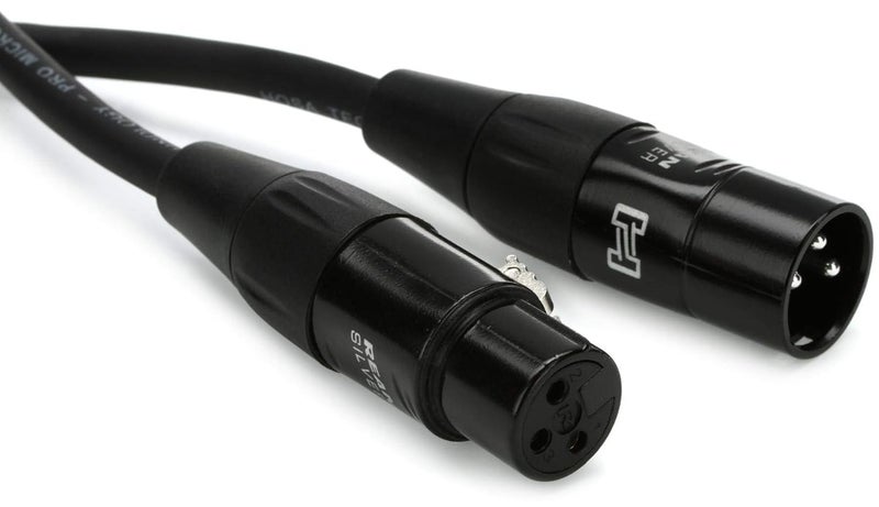 Hosa HMIC-015 Pro Microphone Cable, REAN XLR3F to XLR3M, 15 Feet - Image 1